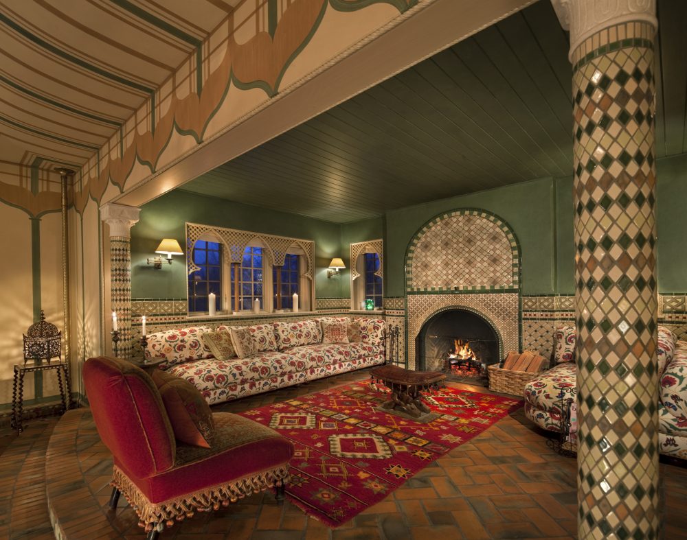 hôtel romantique nature — Twin Farms Vermont suite Meadow Cottage