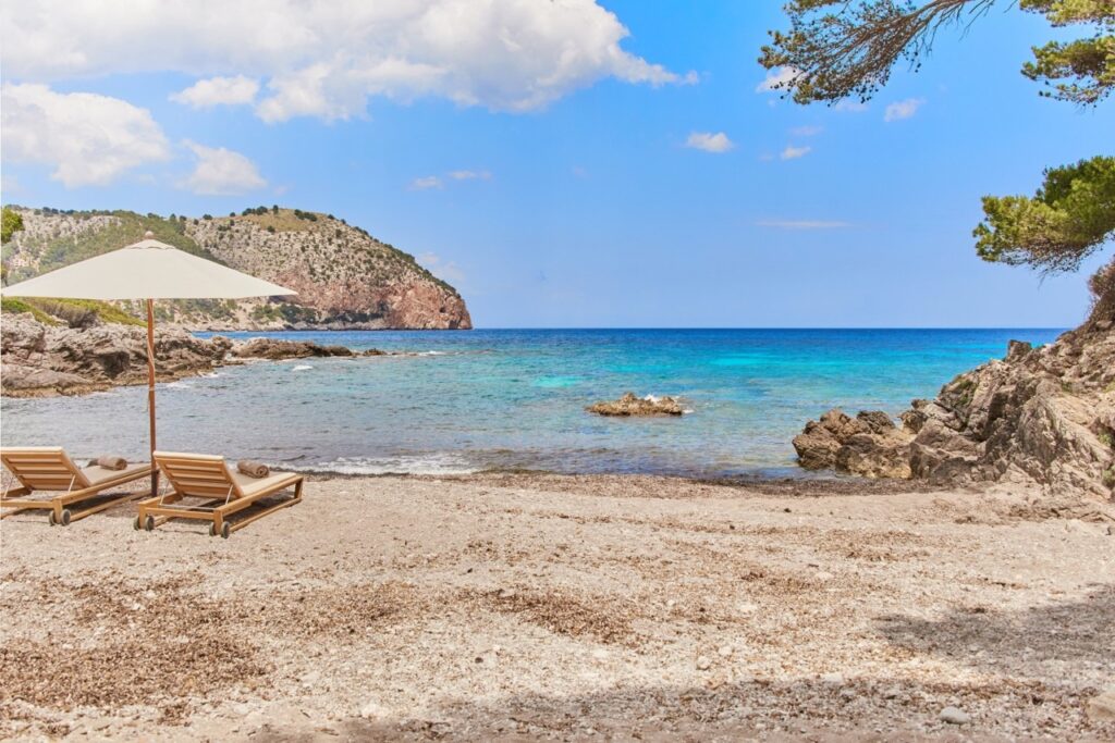La plage du Pléta sur mer Mallorca