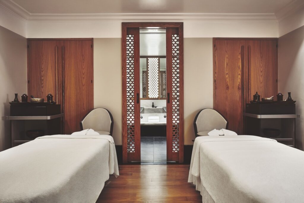 Cabine de soins double Aman Spa The Connaught, UK 