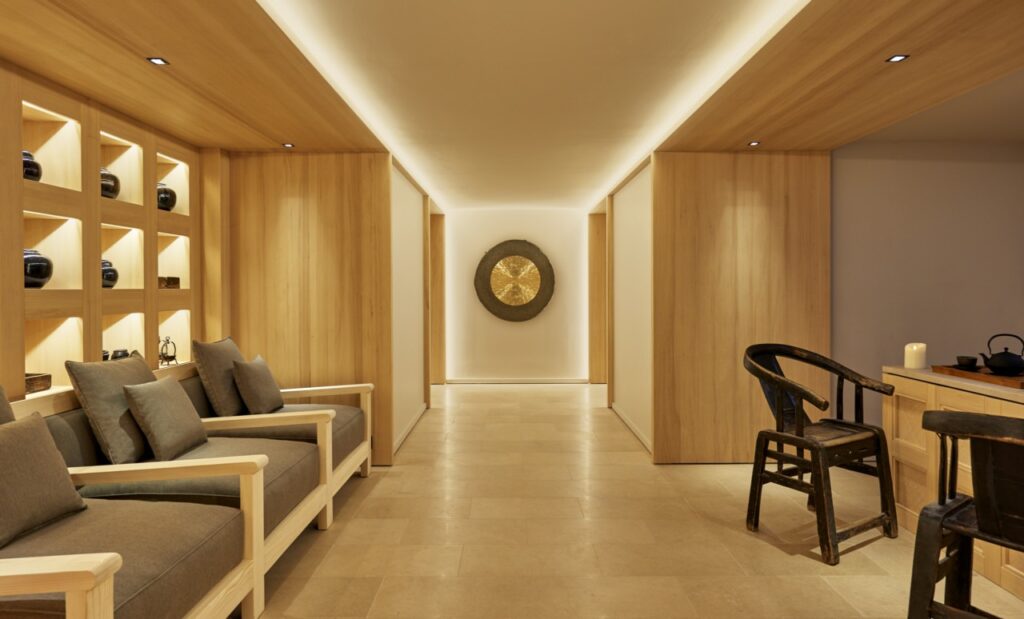 Spa du Melezin dans les Alpes