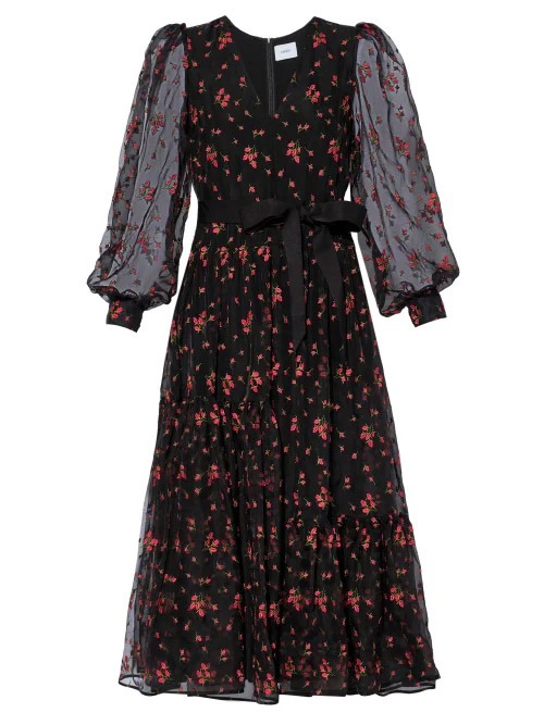 Robe fleurie Erdem