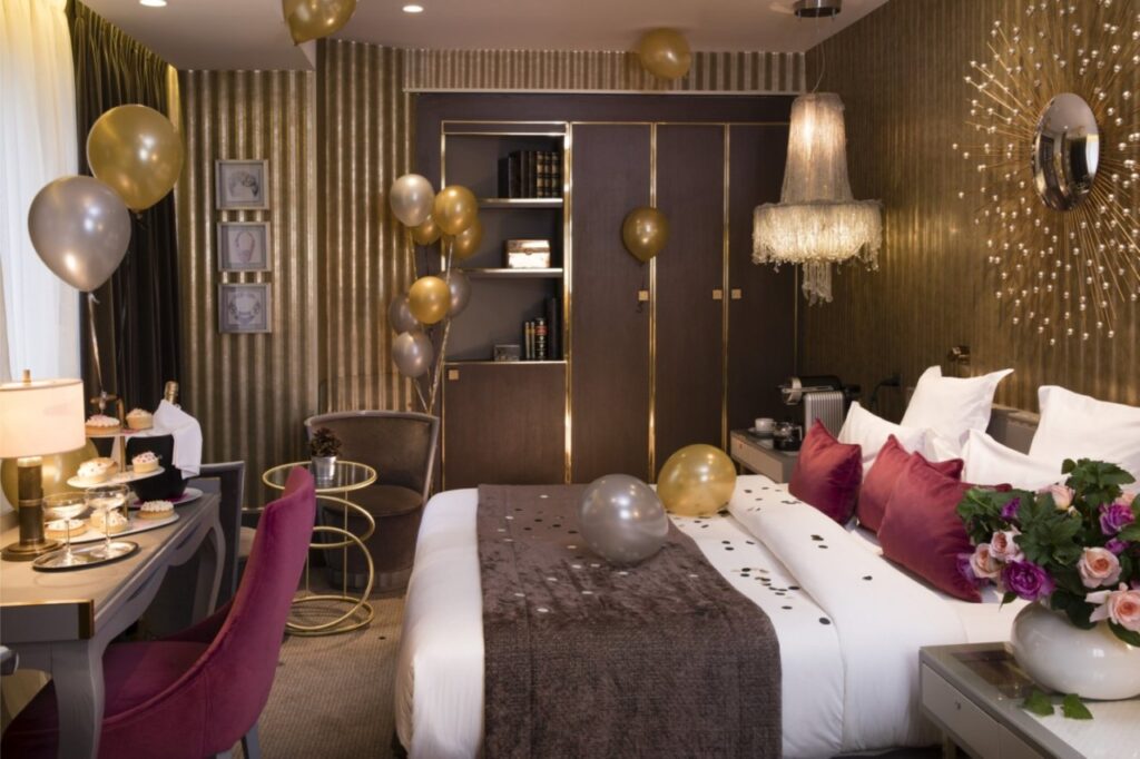 Une chambre au Baume Hôtel