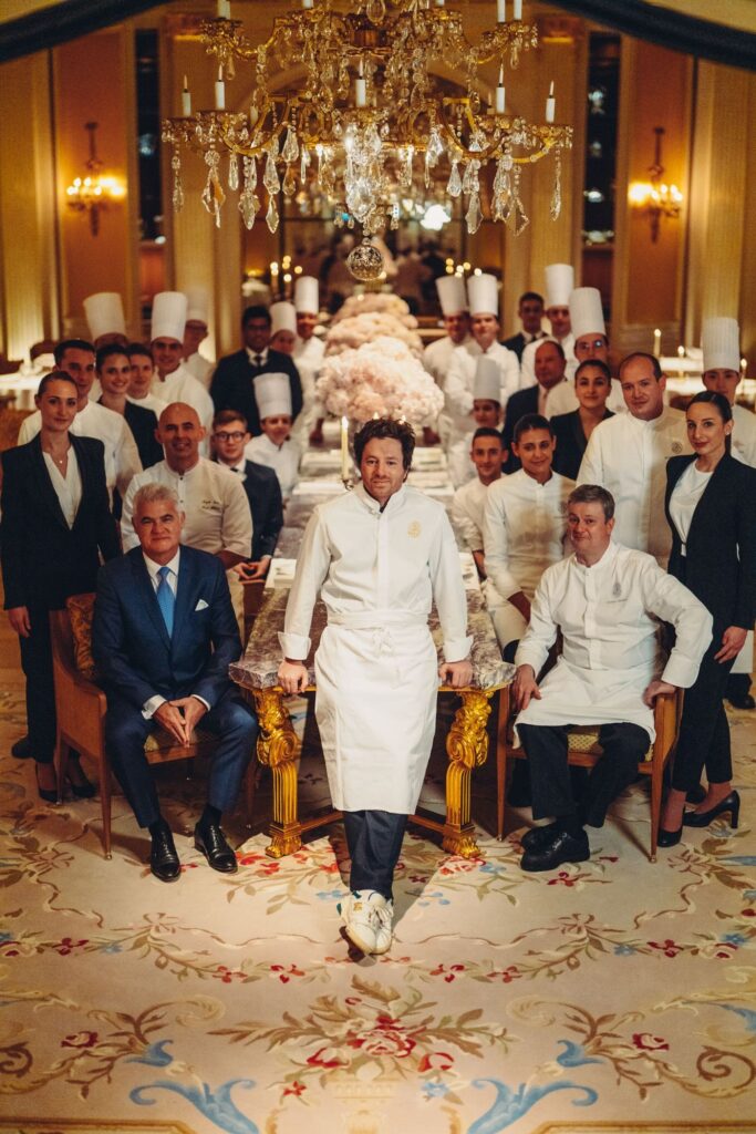 Brigade et chef au Relais Imbert au Plaza