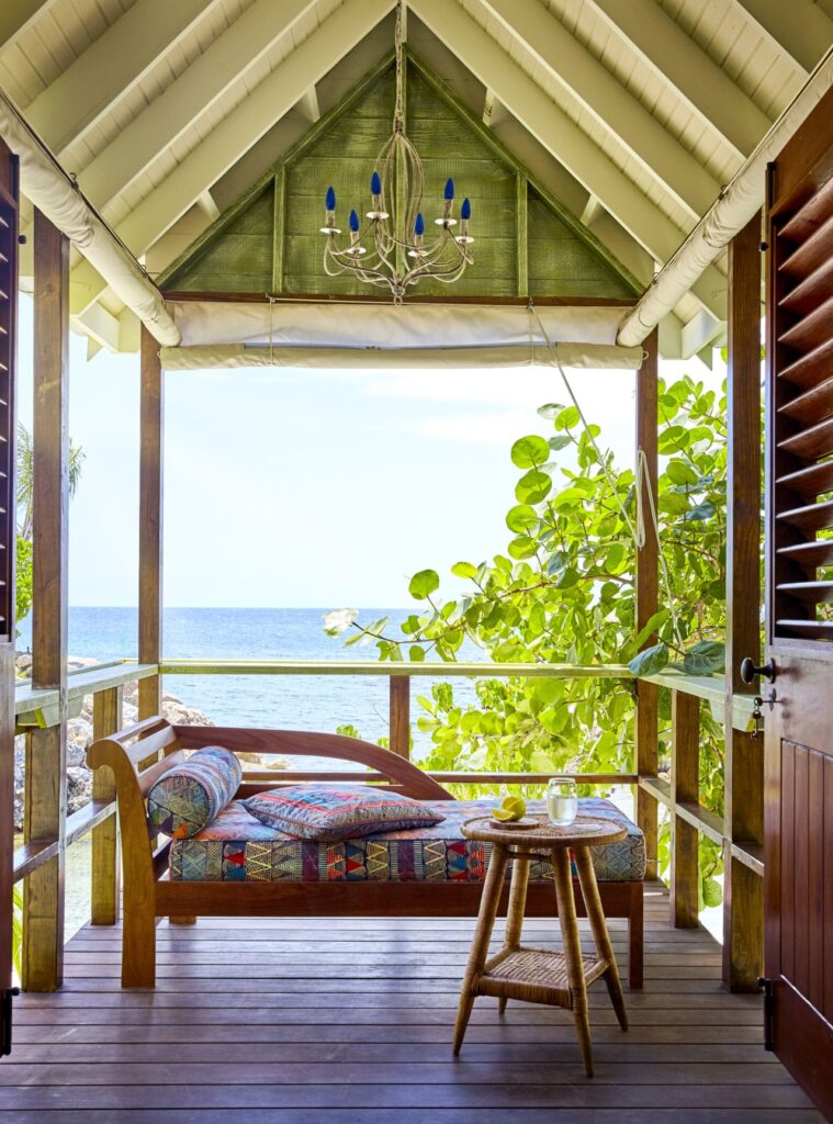 Une terrasse spacieuse
