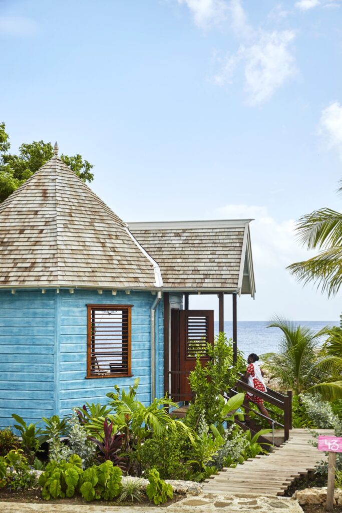 Des cabanes colorées