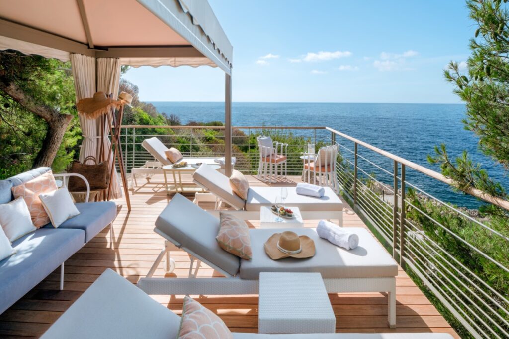 Terrasse du Grand hôtel du Capferrat