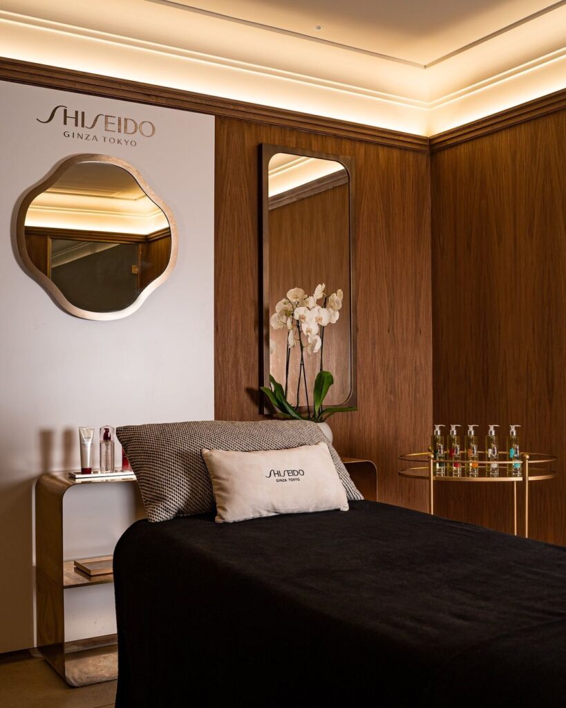 La cabine du spa Shiseido