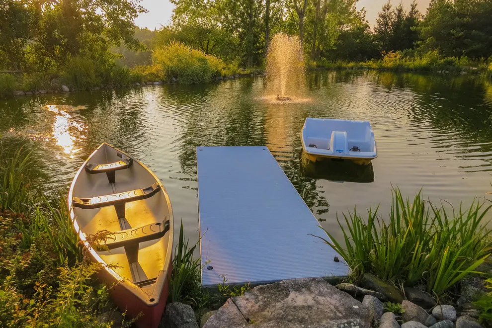 Ste. Anne's fish pond — Photo courtesy of Sherel Purcell