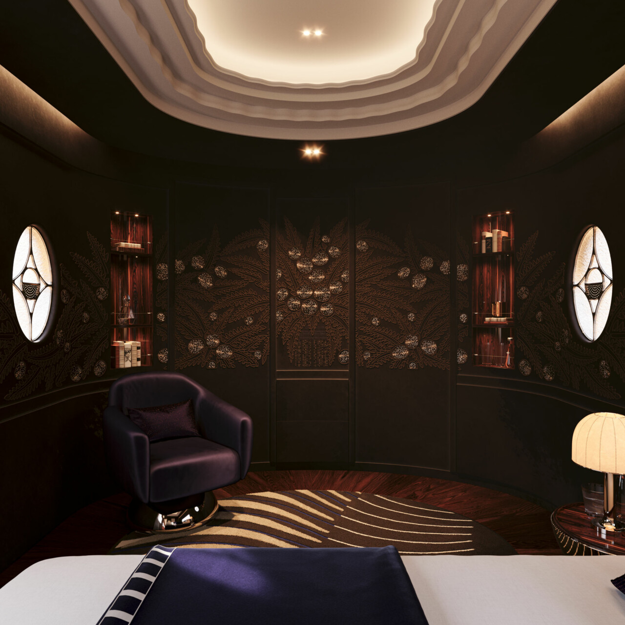 Orient Express dans la suite présidentielle du train