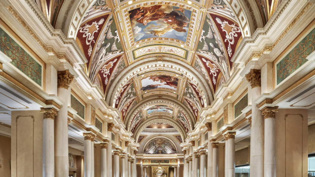 Dans les allées du Venetian