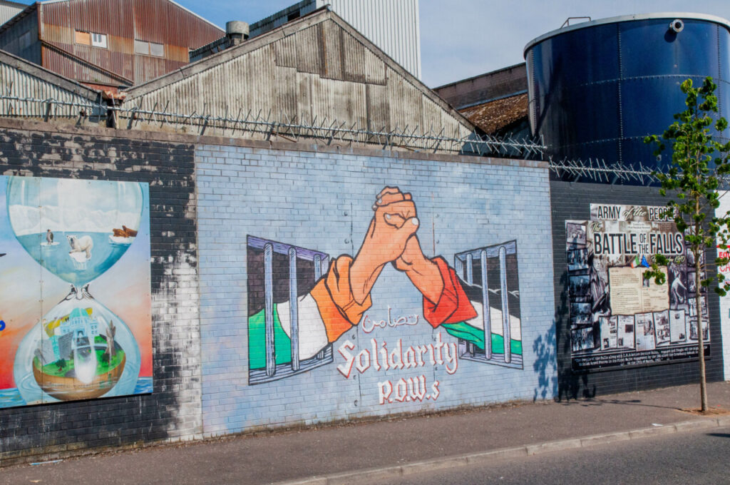 graffiti au mur de la guerre