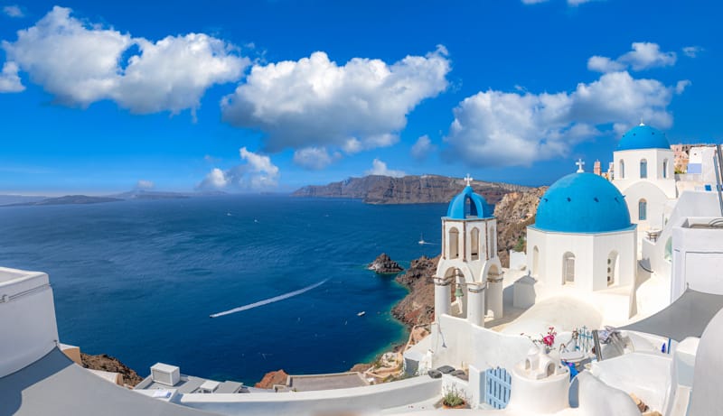 Voyage sur l'île de Santorin en Grèce