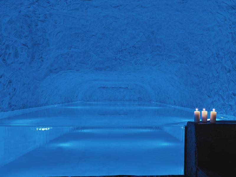 Piscine au spa