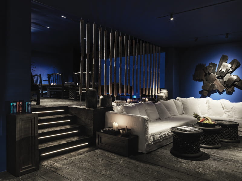 espace intérieur du spa