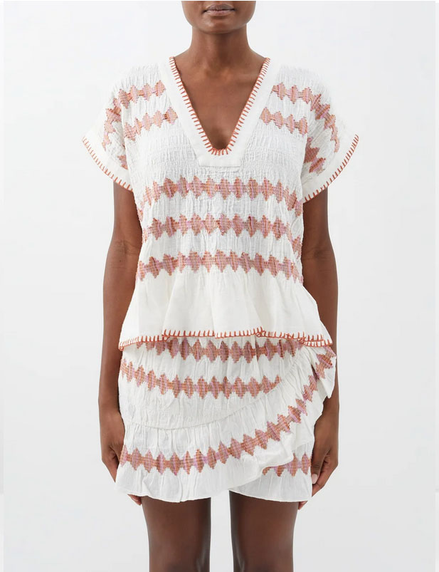 Blouse manche courte Boteh 256€