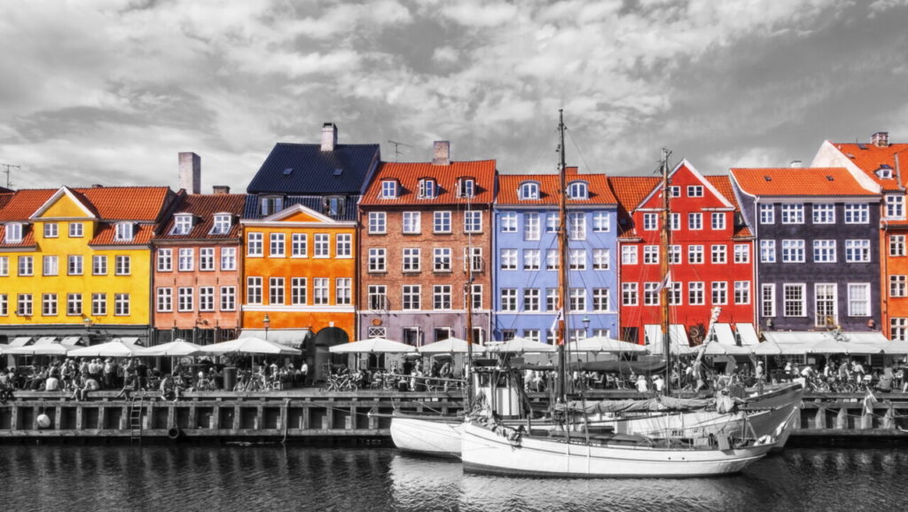Maisons colorées