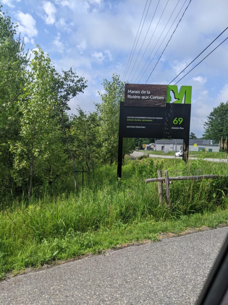 Marais de la rivière aux cerises à Magog