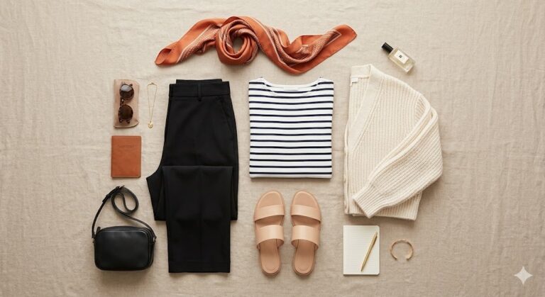 flatlay couleurs