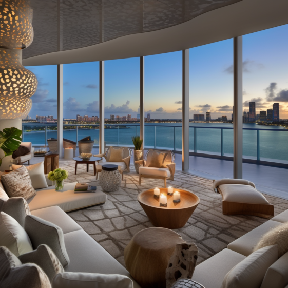 Intérieur mandarin Oriental Miami