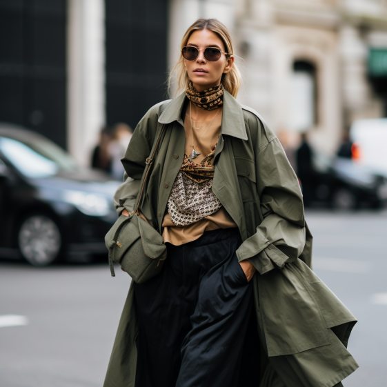 Superposition ton sur ton look layering élégant