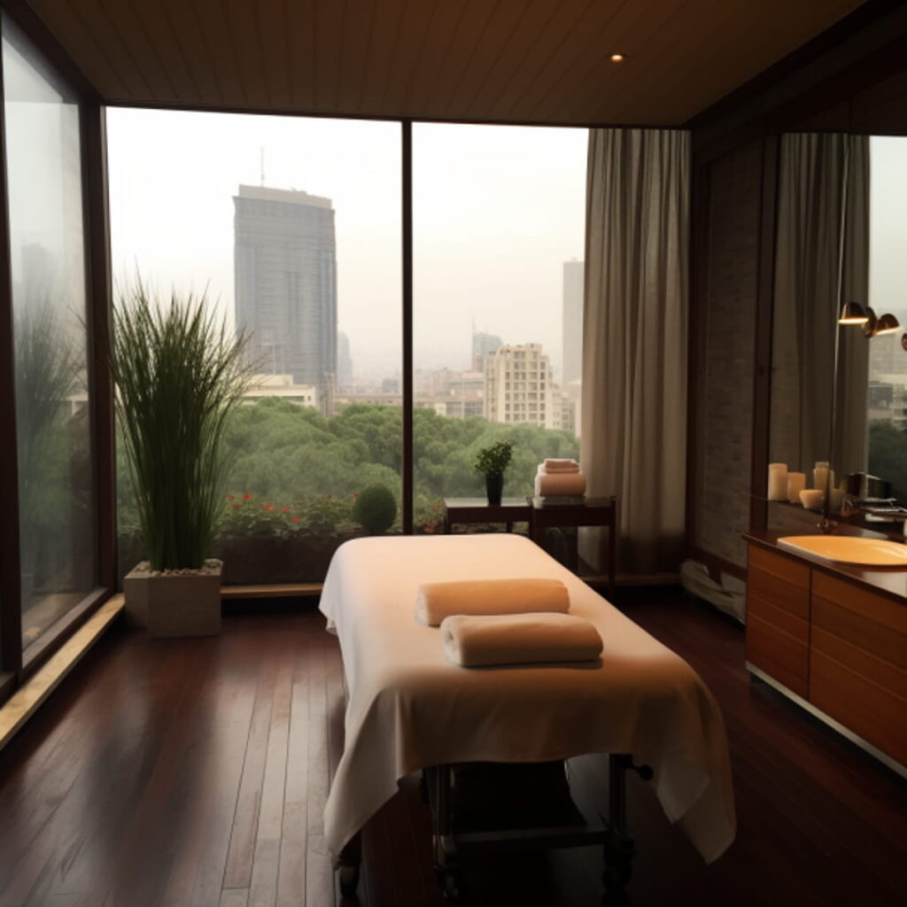 Cabine de massage