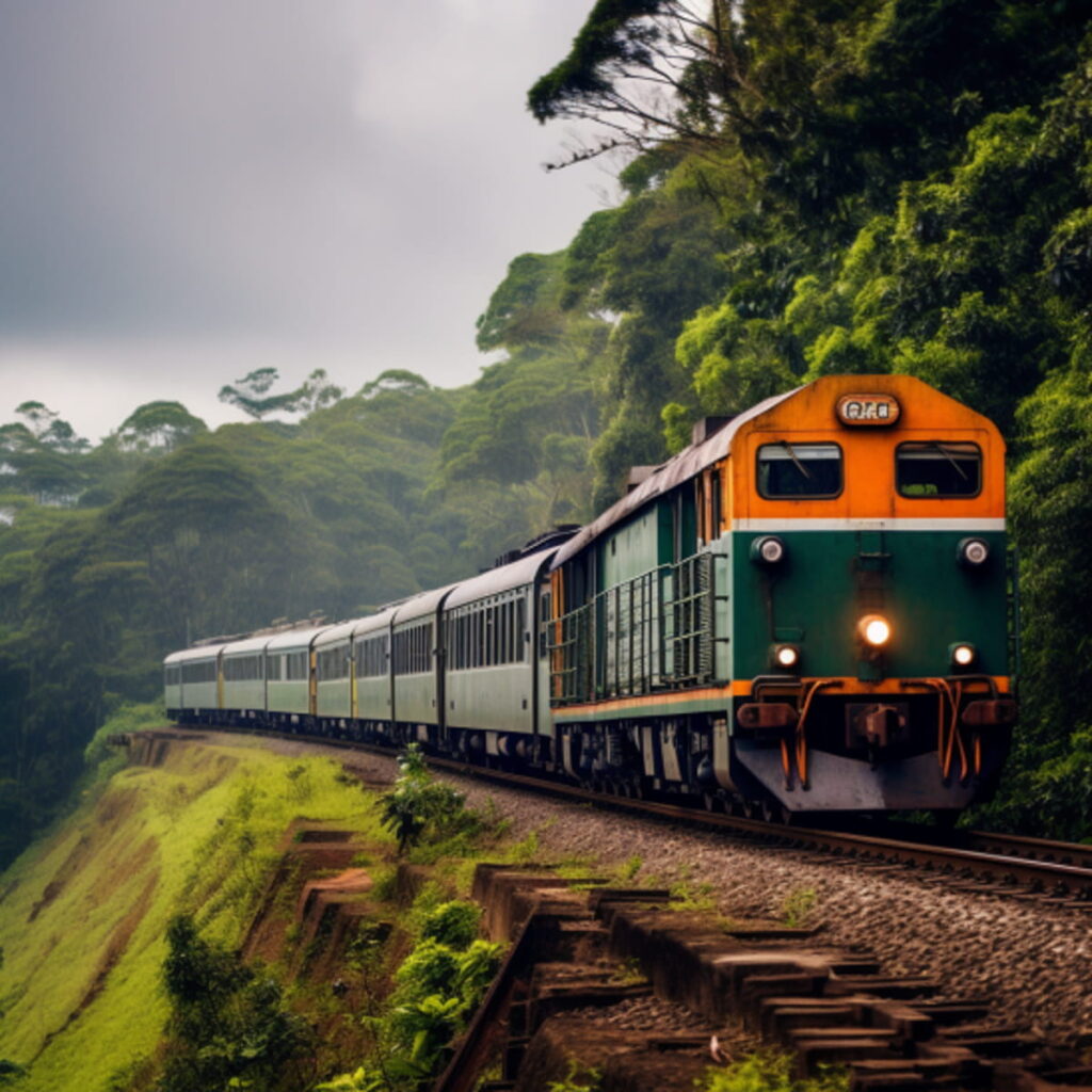 sri lanka en train