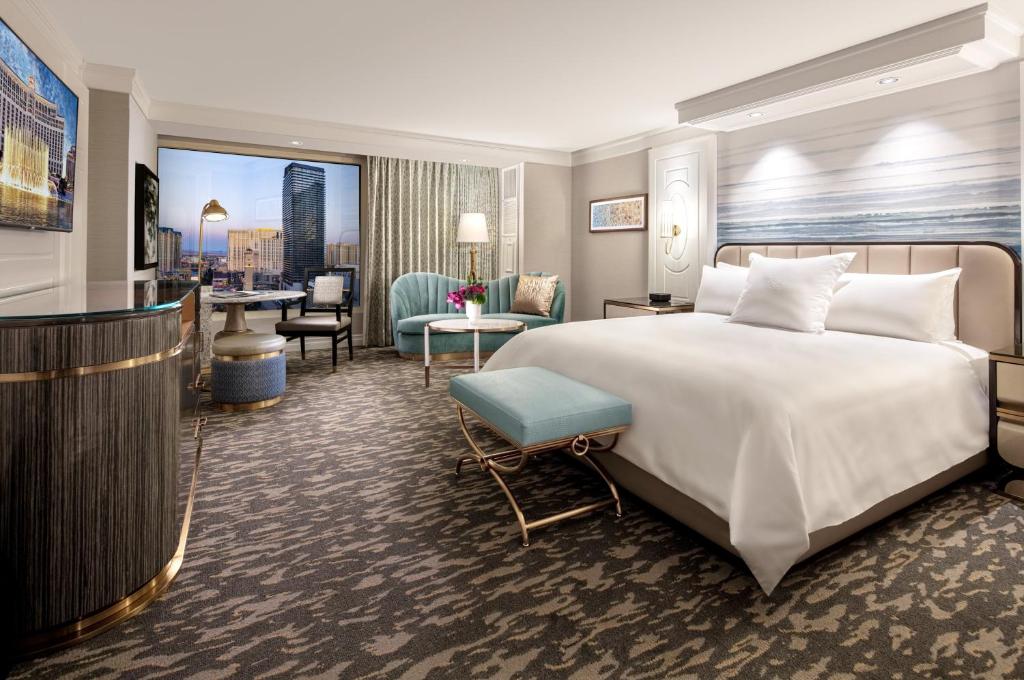 Suite Resort Tower King hôtel Bellagio Las Vegas — chambre 7e étage