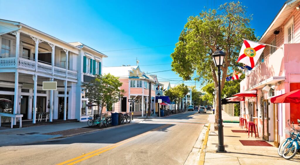 Rues colorées de Key West — road trip Floride