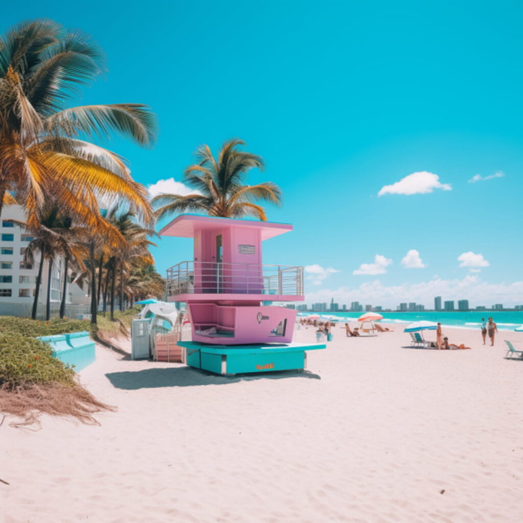 Plage de Miami — étape clé de l'itinéraire Floride 10 jours