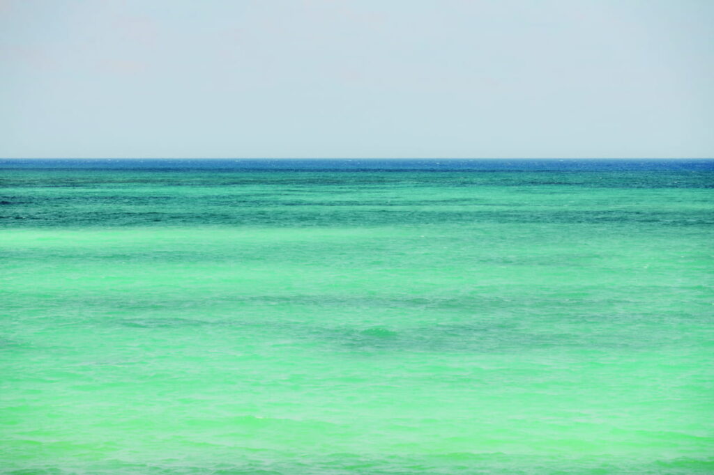 eau turquoise