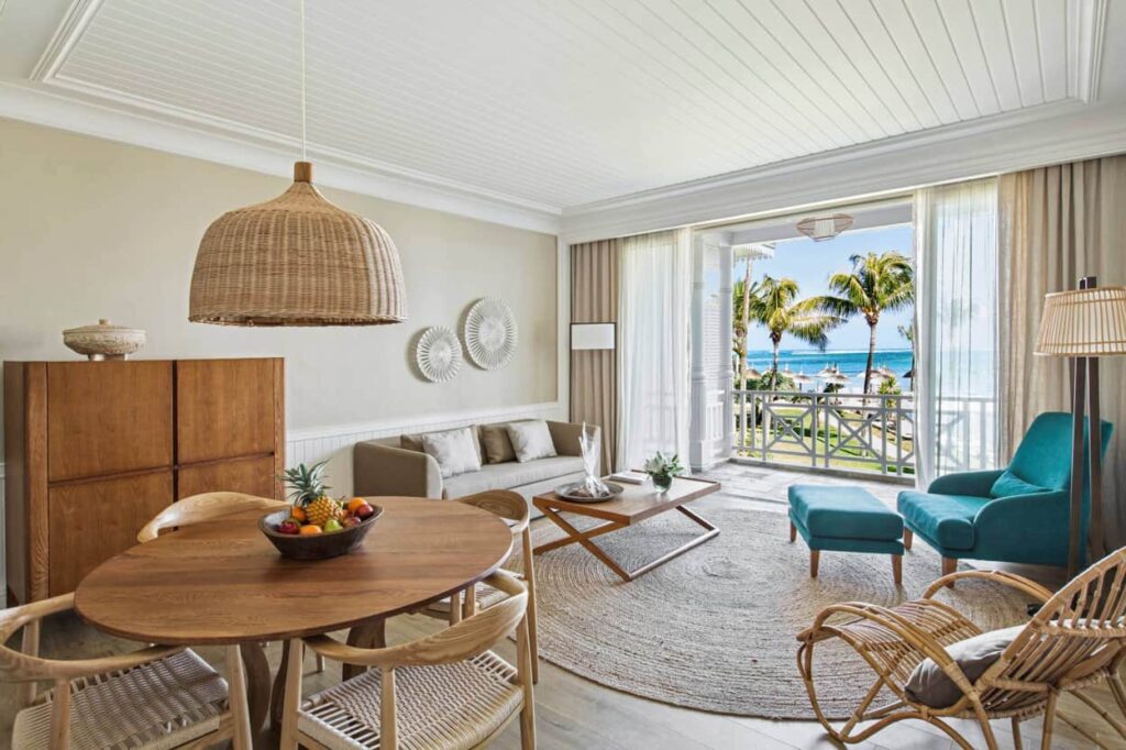 salon dans la suite océan