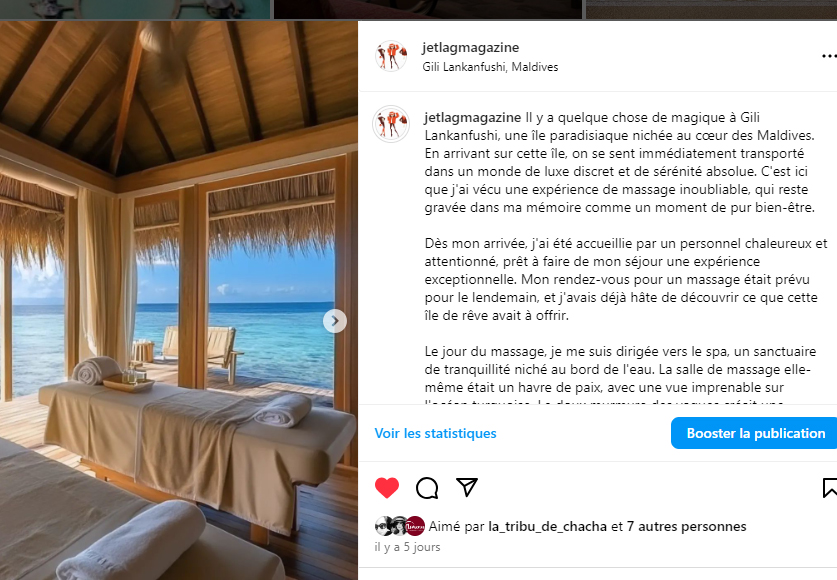 contenu instagram