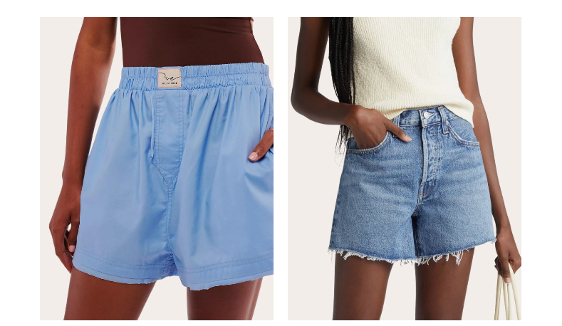 Short en denim