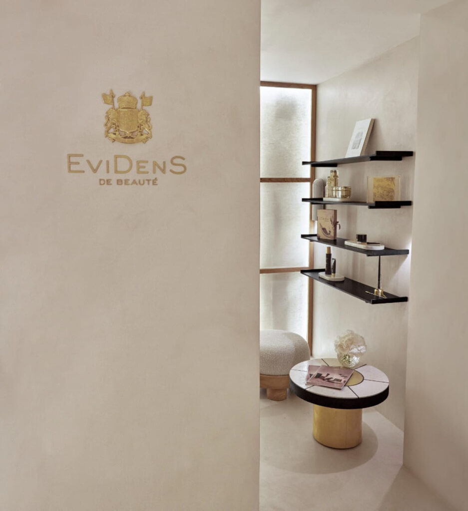 Nouvelle cabine de soin de beauté Evidens au spa du Crillon
