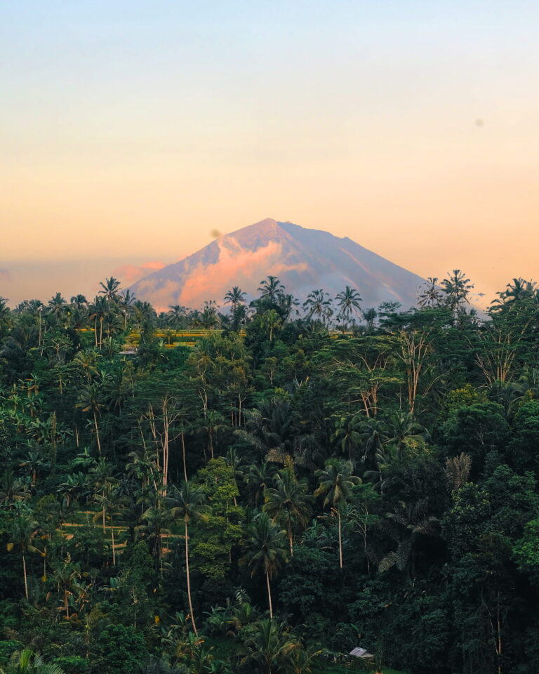 Mont batur aux alentours