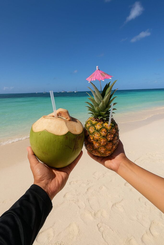 cocktail plage mexique