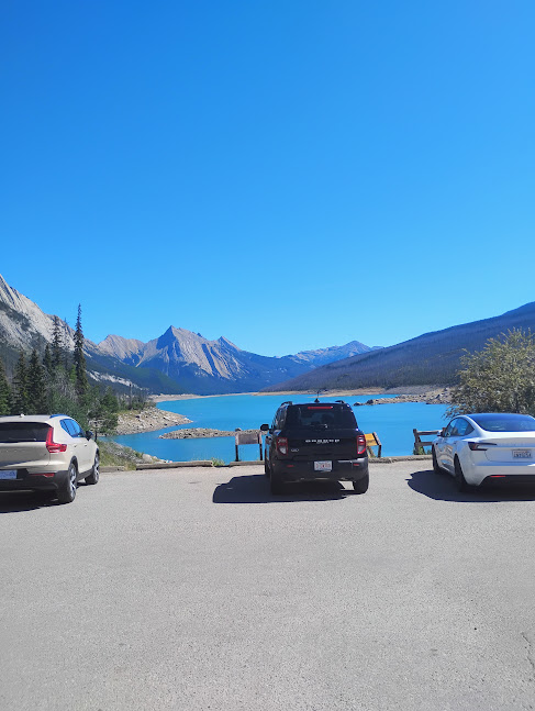 arrivée au lac morena
