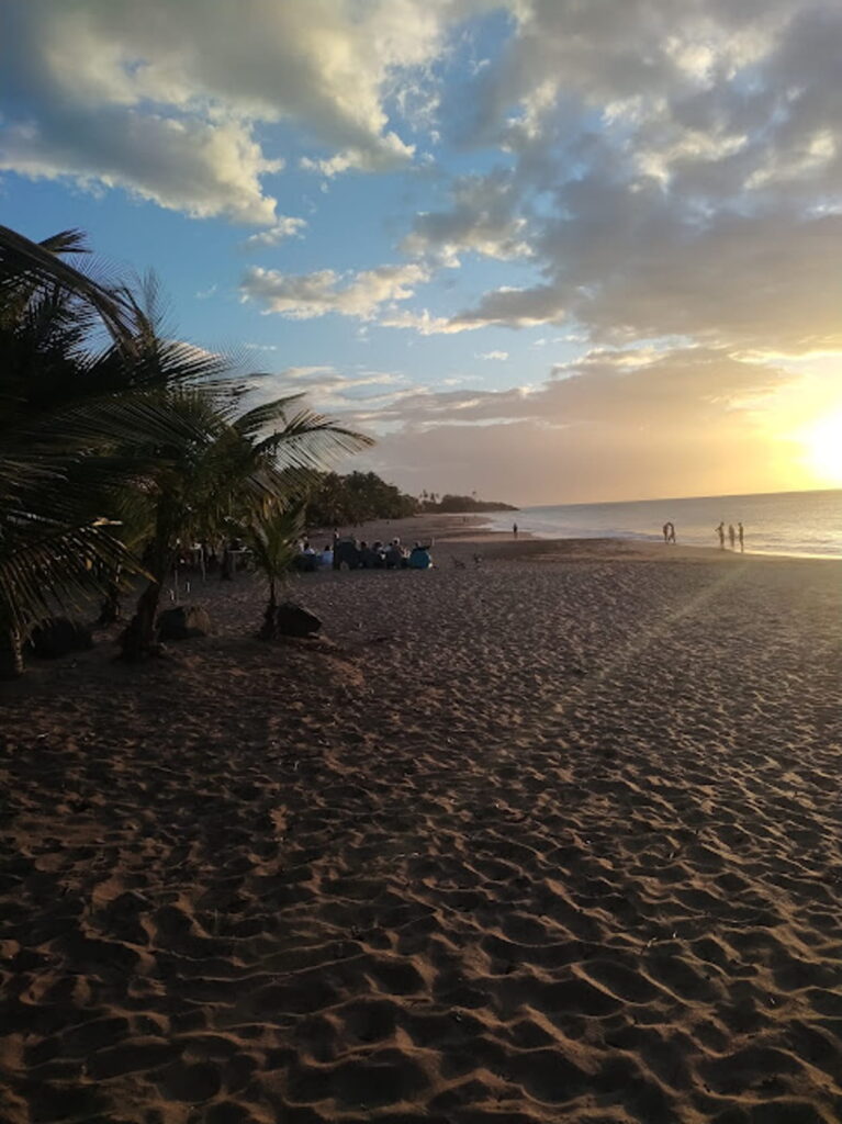 lagon turquoise plage de bois jolan guadeloupe plage sauvage