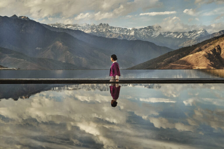 Piscine et reflet