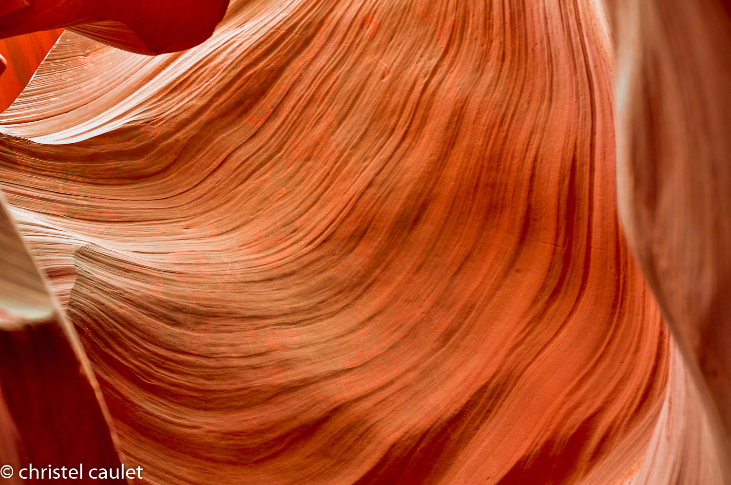 jeu de lumière sur Antelope Canyon Arizona