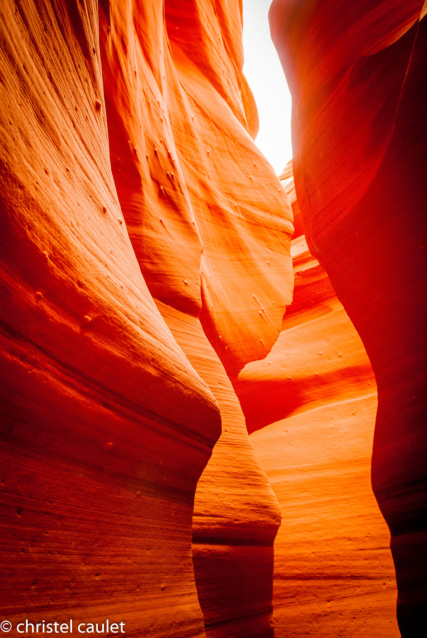 faille étroite d'Antelope Canyon en Arizona
