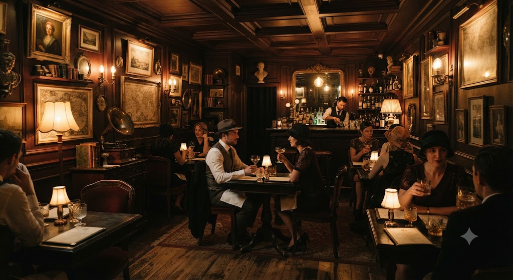 restaurant speakeasy secret Nashville ambiance années 1930