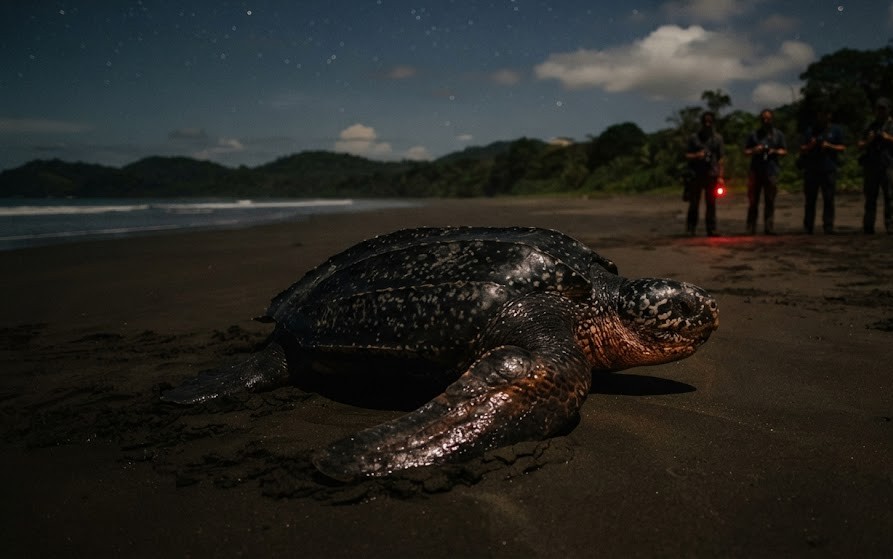 La plage de Rémire-Montjoly, lieu de mon premier face-à-face avec une tortue luth 