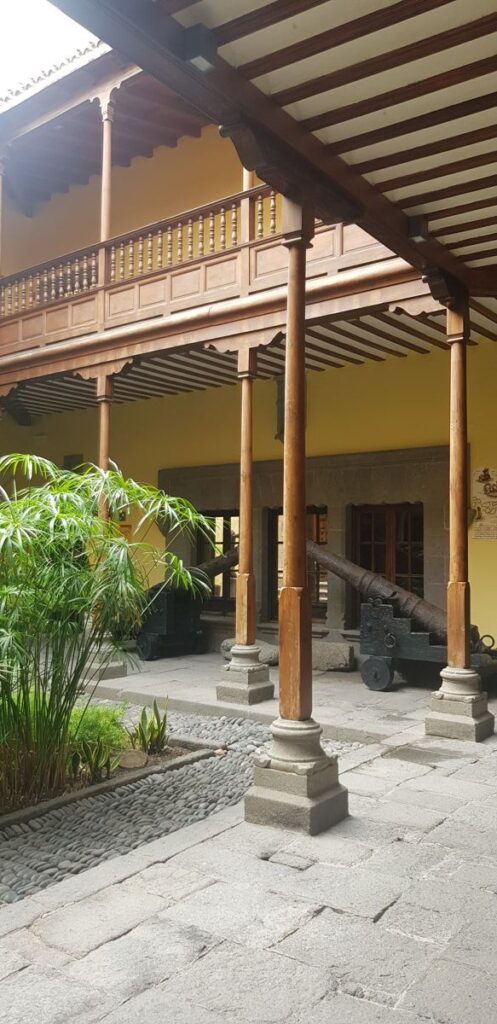 Cour intérieure Casa de Colón Gran Canaria Las Palmas