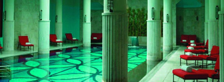 Intérieur d'un hammam traditionnel
