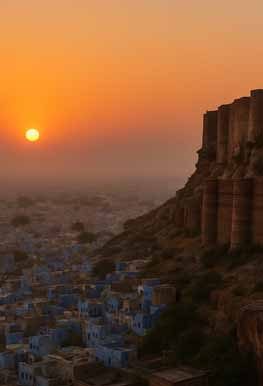 Jodhpur, la verticale bleue