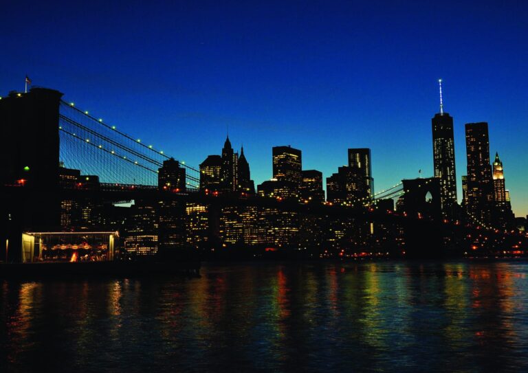 Skyline de New York au crépuscule