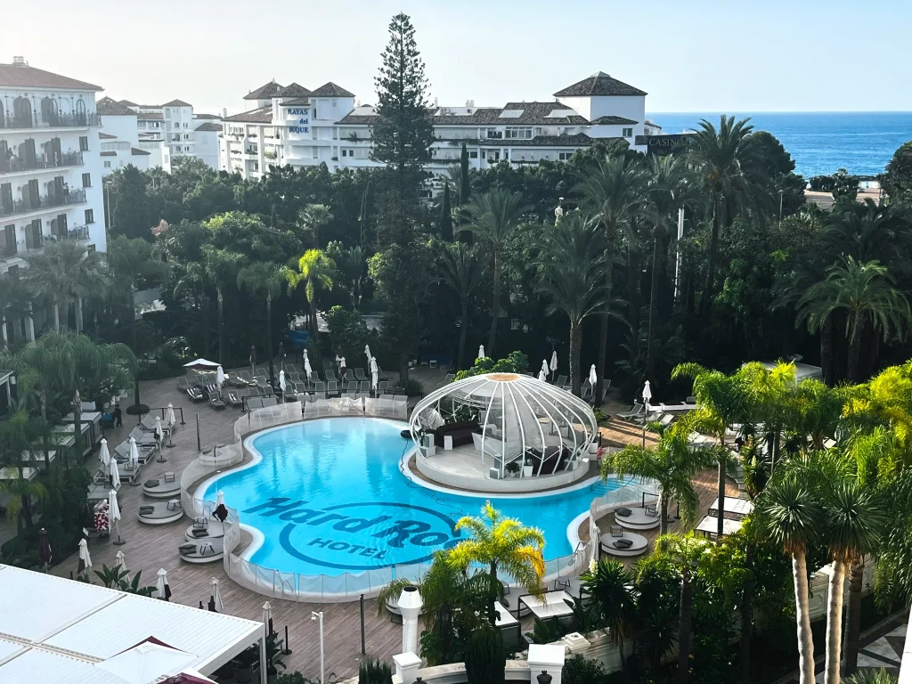 vue piscine
