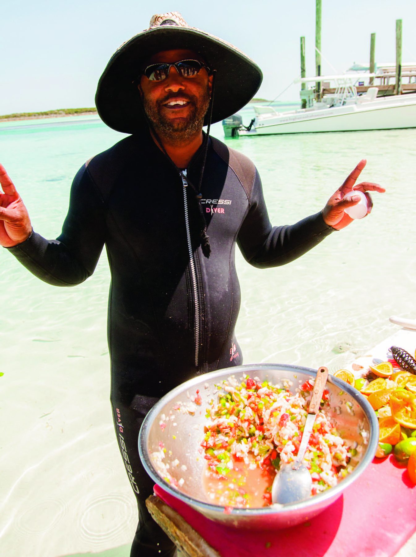 La recette de la salade de conques bahaméenne